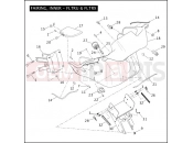 Harley-Davidson 2011 TOURING STREET GLIDE  - FLHX 103 FAIRING, INNER - FLTRU & FLTRX