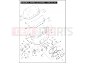 Harley-Davidson 2011 TOURING ROAD GLIDE ULTRA  - FLTRU WINDSHIELD, FAIRING & HEADLAMPS - FLTRU & FLTRX