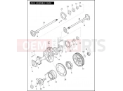 Harley-Davidson 2011 TRIKE STREET GLIDE TRIKE  - FLHXXX AXLE ASSEMBLY, REAR