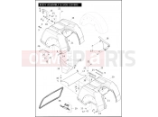 Harley-Davidson 2011 TRIKE STREET GLIDE TRIKE  - FLHXXX BODY ASSEMBLY & SIDE COVERS