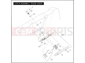 Harley-Davidson 2011 TRIKE STREET GLIDE TRIKE  - FLHXXX LATCH ASSEMBLY, TRUNK DOOR