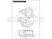 HARLEY-DAVIDSON VRSCDX NIGHT ROD SPECIAL  - VRSCDX 105 CRANKCASE, UPPER & LOWER
