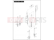 HARLEY-DAVIDSON VRSCDX NIGHT ROD SPECIAL  - VRSCDX 105 FORK, FRONT - VRSCF