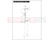HARLEY-DAVIDSON VRSCDX NIGHT ROD SPECIAL  - VRSCDX 105 FORK, FRONT BRACKET - VRSCF