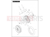 HARLEY-DAVIDSON V-ROD MUSCLE  - VRSCF 105 WHEELS, FRONT