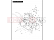 Harley-Davidson 2010 CVO/CUSTOM CVO ULTRA CLASSIC  - FLHTCUSE5 FRAME & JIFFY STAND (1 OF 2)