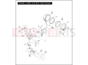 Harley-Davidson 2010 CVO/CUSTOM CVO ULTRA CLASSIC  - FLHTCUSE5 PASSING LAMPS & FRONT TURN SIGNALS