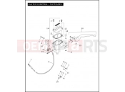 Harley-Davidson 2010 CVO/CUSTOM CVO ULTRA CLASSIC BLACK  - FLHTCUSE5 BLK CLUTCH CONTROL - FLHTCUSE5 (2 OF 2)