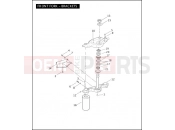 Harley-Davidson 2010 CVO/CUSTOM CVO ULTRA CLASSIC BLACK  - FLHTCUSE5 BLK FRONT FORK - BRACKETS
