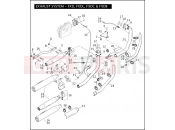 HARLEY-DAVIDSON DYNA SUPER GLIDE  - FXD EXHAUST SYSTEM - FXD, FXDL, FXDC & FXDB
