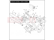 HARLEY-DAVIDSON DYNA SUPER GLIDE  - FXD EXHAUST SYSTEM - FXDF & FXDWG
