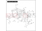 HARLEY-DAVIDSON CROSS BONES  - FLSTSB FRAME & JIFFY STAND