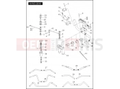 HARLEY-DAVIDSON CROSS BONES  - FLSTSB HANDLEBAR