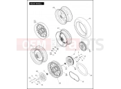 Harley-Davidson 2010 SOFTAIL ROCKER C  - FXCWC REAR WHEEL (2 OF 2)