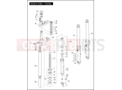 HARLEY-DAVIDSON SOFTAIL STANDARD  - FXST FRONT FORK - FXCWC
