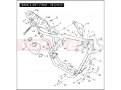 Harley-Davidson 2010 SPORTSTER SPORTSTER 883R  - XL883R FRAME & JIFFY STAND - XR1200/X