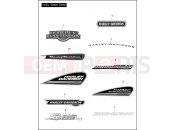 Harley-Davidson 2010 SPORTSTER SPORTSTER 883R  - XL883R FUEL TANK TRIM