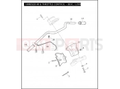 Harley-Davidson 2010 SPORTSTER SPORTSTER 883R  - XL883R HANDLEBAR & THROTTLE CONTROL - 883C, 1200C