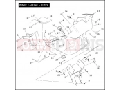 Harley-Davidson 2010 TOURING ROAD KING CLASSIC  - FLHRC INNER FAIRING - FLTRX