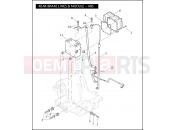 Harley-Davidson 2010 TOURING ELECTRA GLIDE CLASSIC  - FLHTC REAR BRAKE LINES & MODULE - ABS