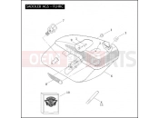 Harley-Davidson 2010 TOURING ELECTRA GLIDE CLASSIC  - FLHTC SADDLEBAGS - FLHRC