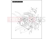 Harley-Davidson 2010 TOURING STREET GLIDE  - FLHX FRAME & JIFFY STAND
