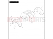 Harley-Davidson 2010 TRIKE TRI GLIDE ULTRA CLASSIC  - FLHTCUTG REAR FENDERS
