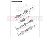 Harley-Davidson 2009 CVO/CUSTOM CVO ROAD GLIDE  - FLTRSE3 TRANSMISSION GEARS