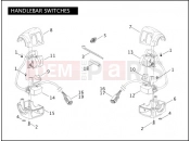 Harley-Davidson 2009 CVO/CUSTOM CVO FAT BOB  - FXDFSE HANDLEBAR SWITCHES