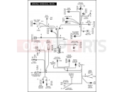 Harley-Davidson 2009 CVO/CUSTOM CVO FAT BOB  - FXDFSE WIRING HARNESS, MAIN (2 OF 2)