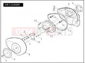 HARLEY-DAVIDSON DYNA SUPER GLIDE  - FXD AIR CLEANER