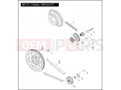 HARLEY-DAVIDSON DYNA SUPER GLIDE  - FXD BELTS, CHAINS, SPROCKETS