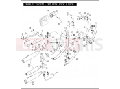 HARLEY-DAVIDSON DYNA SUPER GLIDE  - FXD EXHAUST SYSTEM - FXD, FXDL, FXDC & FXDB