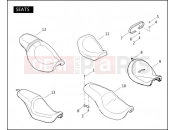 HARLEY-DAVIDSON DYNA SUPER GLIDE  - FXD SEATS
