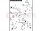 Harley-Davidson 2009 DYNA DYNA FAT BOB  - FXDF WIRING HARNESS - FXDC & FXDF (2 OF 2)