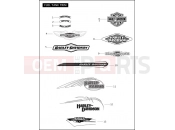 HARLEY-DAVIDSON FAT BOY  - FLSTF FUEL TANK TRIM