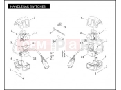 HARLEY-DAVIDSON FAT BOY  - FLSTF HANDLEBAR SWITCHES