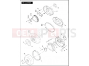 HARLEY-DAVIDSON CROSS BONES  - FLSTSB AIR CLEANER