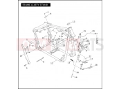 HARLEY-DAVIDSON CROSS BONES  - FLSTSB FRAME & JIFFY STAND