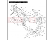 Harley-Davidson 2009 SPORTSTER SPORTSTER 1200R  - XL1200R FRAME & JIFFY STAND - XR1200