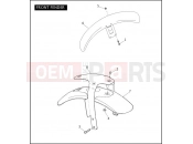 Harley-Davidson 2009 SPORTSTER SPORTSTER 1200R  - XL1200R FRONT FENDER