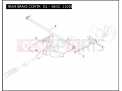 Harley-Davidson 2009 SPORTSTER SPORTSTER 1200R  - XL1200R REAR BRAKE CONTROL - 883C, 1200C