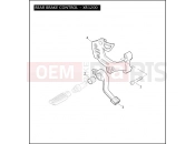 Harley-Davidson 2009 SPORTSTER SPORTSTER 1200R  - XL1200R REAR BRAKE CONTROL - XR1200