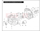 Harley-Davidson 2009 TOURING ELECTRA GLIDE CLASSIC  - FLHTC CRANKCASE & ENGINE OIL FILTER - TWIN CAM 96â¢