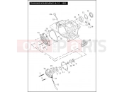 Harley-Davidson 2009 TOURING ELECTRA GLIDE CLASSIC  - FLHTC TRANSMISSION BEARINGS & COVERS