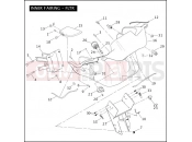 Harley-Davidson 2009 TOURING STREET GLIDE  - FLHX INNER FAIRING - FLTR