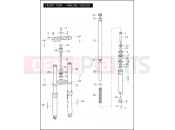 HARLEY-DAVIDSON VRSCDX NIGHT ROD SPECIAL  - VRSCDX 105 FRONT FORK - VRSCAW, VRSCDX