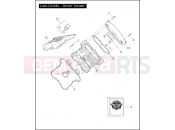 HARLEY-DAVIDSON V-ROD MUSCLE  - VRSCF 105 CAM COVERS - FRONT SHOWN