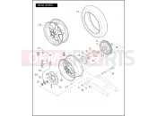 HARLEY-DAVIDSON V-ROD MUSCLE  - VRSCF 105 REAR WHEEL