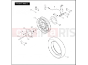 Harley-Davidson 2008 CVO/CUSTOM CVO ROAD KING  - FLHRSE4 FRONT WHEEL